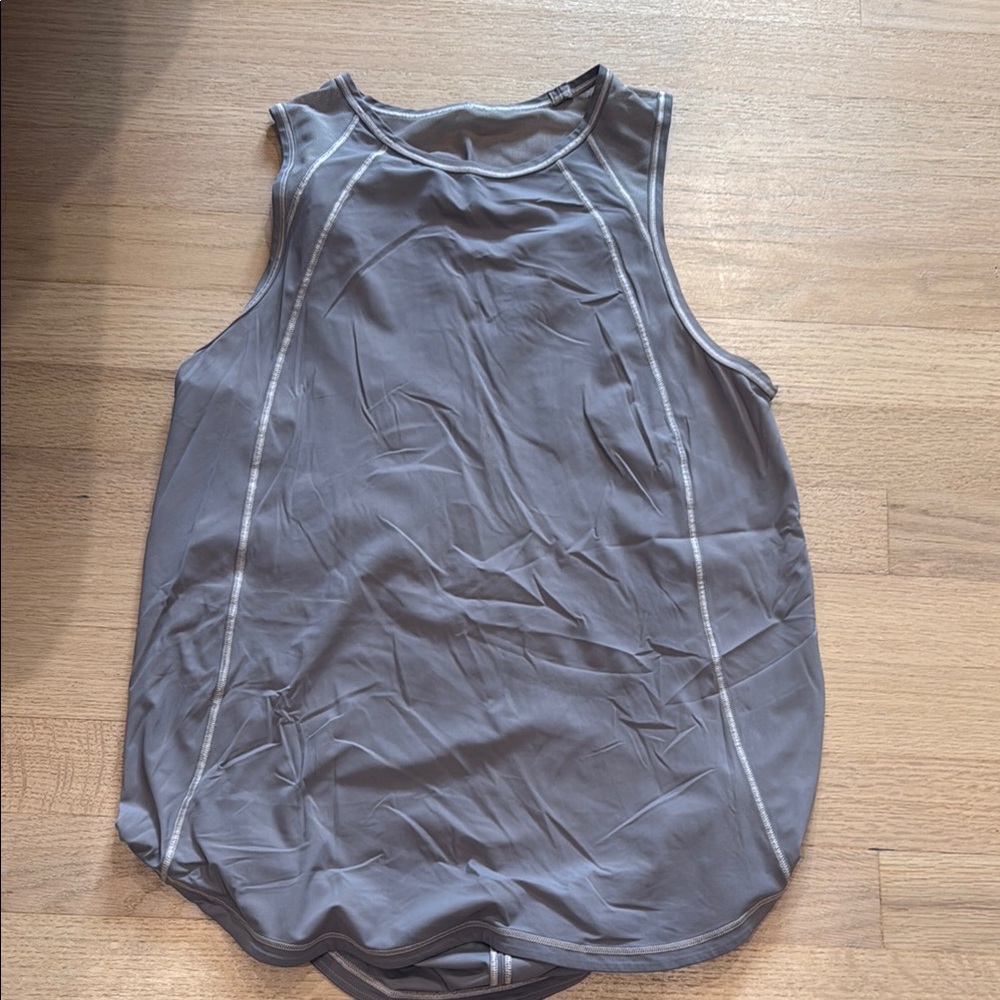 lululemon Gray Pink Tank Top